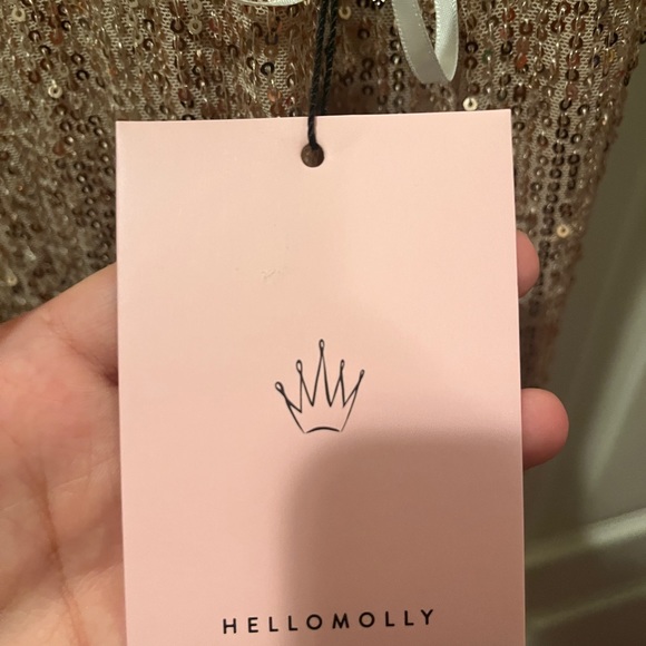 hello molly gold sequin dress - Picture 6 of 7